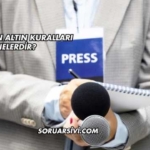 Medyanın Altın Kuralları Nelerdir?