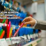 Uçlu Kalem Alırken Dikkat Edilmesi Gerekenler Nelerdir?