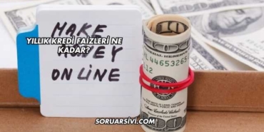 Yıllık Kredi Faizleri Ne Kadar?